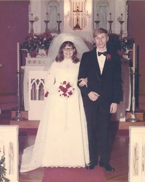My grandma and grandpa’s wedding 1971 