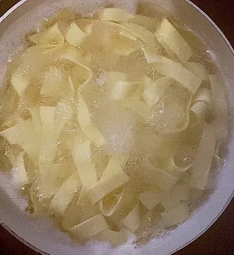 The way this pasta boils