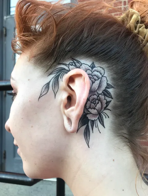 Floral Piece by Ryan Szadyr at Art Machine Productions in Philadelphia