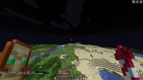 I covered an entire desert with buttons in survival