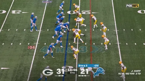 [Highlight] The Lions are unable to get the red zone 4th down conversion