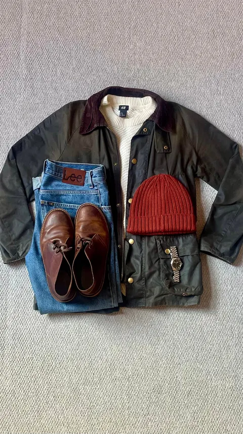 My favourite thrifted outfits from January