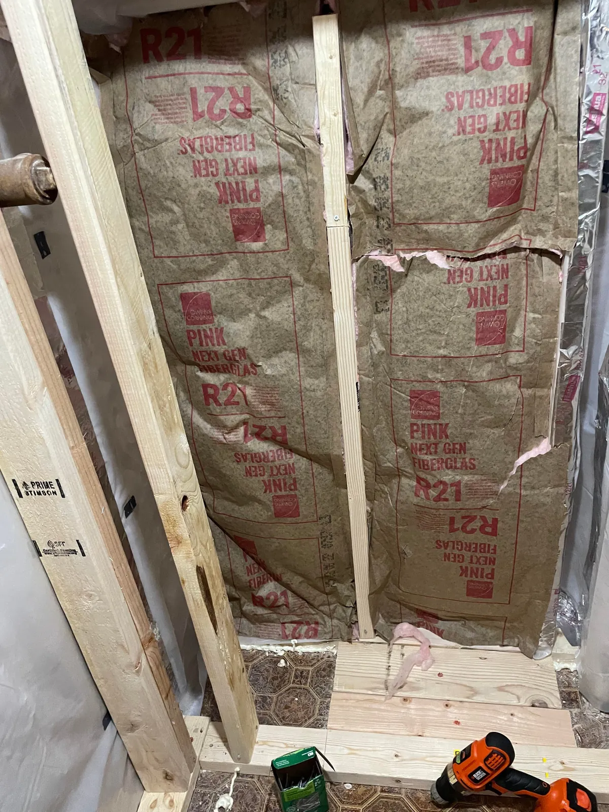 Built a wine closet under some stairs