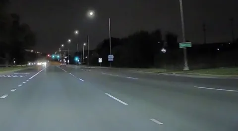 [OC] 2 Police cars almost kissing each other