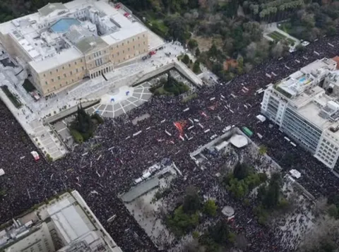 Biggest protest in Greek history!