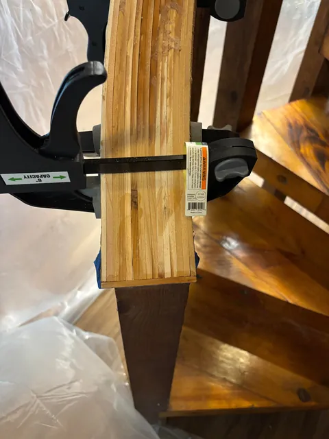 Made a spiral staircase railing for my cabin