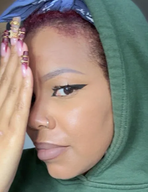 Hooded eye liner first attempt