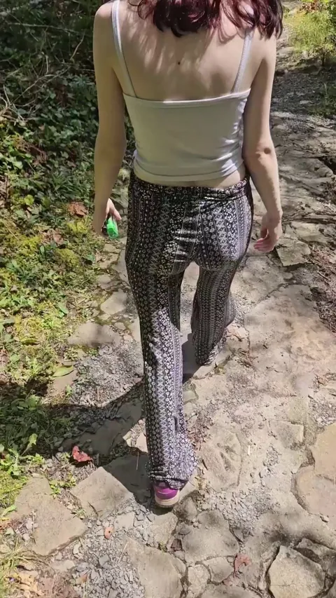 Decided this was a better way to hike😅