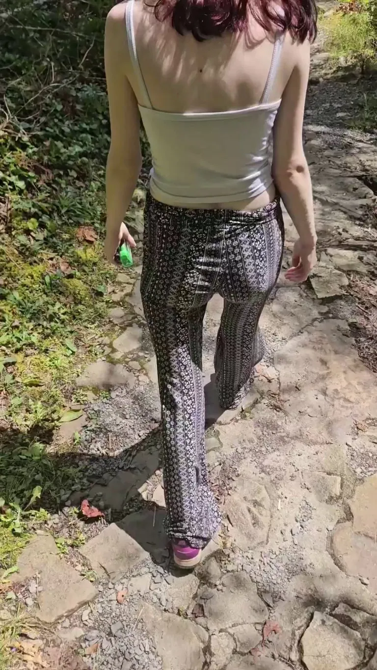 Decided this was a better way to hike😅