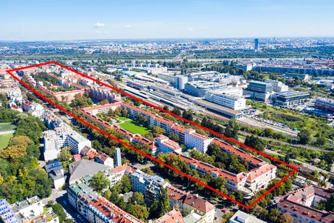 Vienna’s Karl-Marx-Hof is Europe's Longest Residential Building. At 1,100 metres (around 1,200 yards), it spans four tram stops. It was constructed between 1927 and 1930 as part of a significant social housing initiative launched after WW-1 (1,382 apartments and >5,000 residents)