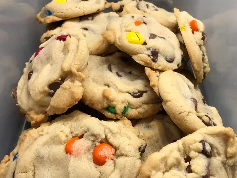 My wife made some pretty good-looking cookies. They taste good, too!