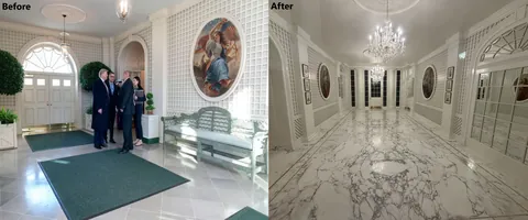 Trump renovated the White House Palm Room, thoughts?