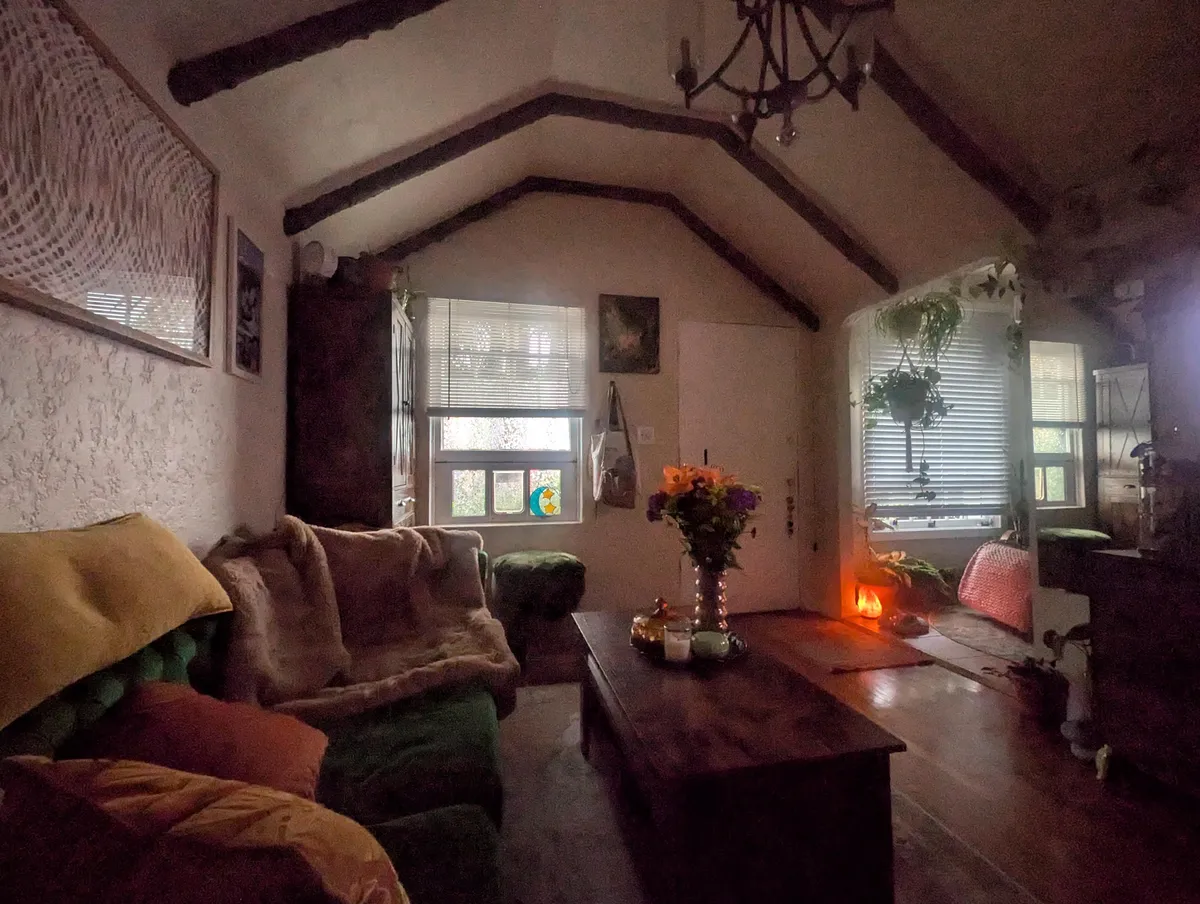 7:47pm in my hundred year old apartment