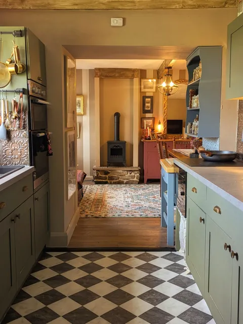 Our Cottage Dining room, swipe for before pics.