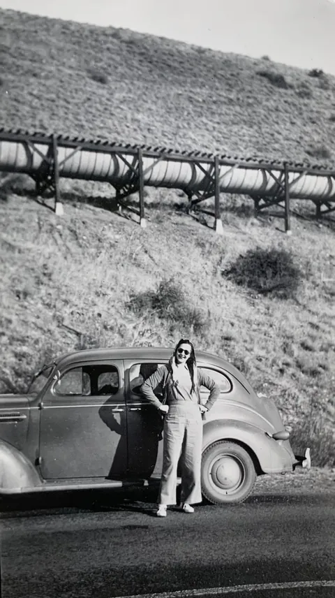 I found these photos while thrifting and reunited them with family