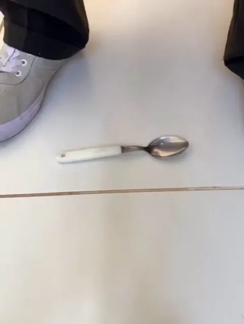 Kickflip with a spoon!