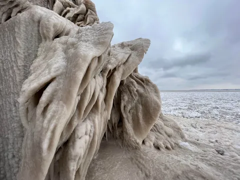 More photos of Lake Erie ice