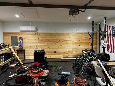 Garage Gym Before and After