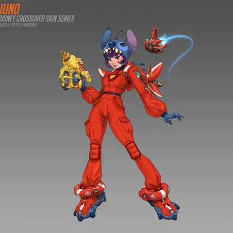 [Repost] Concept skins Overwatch 2 x Disney by Alfonso Pardo Martìnez