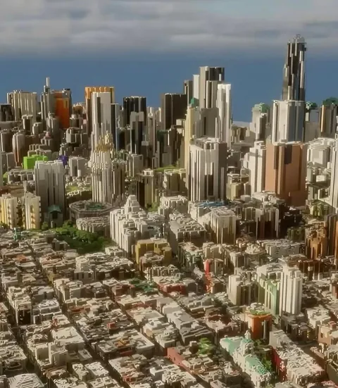 A team spent years building this full-scale, exact replica of New York in Minecraft.