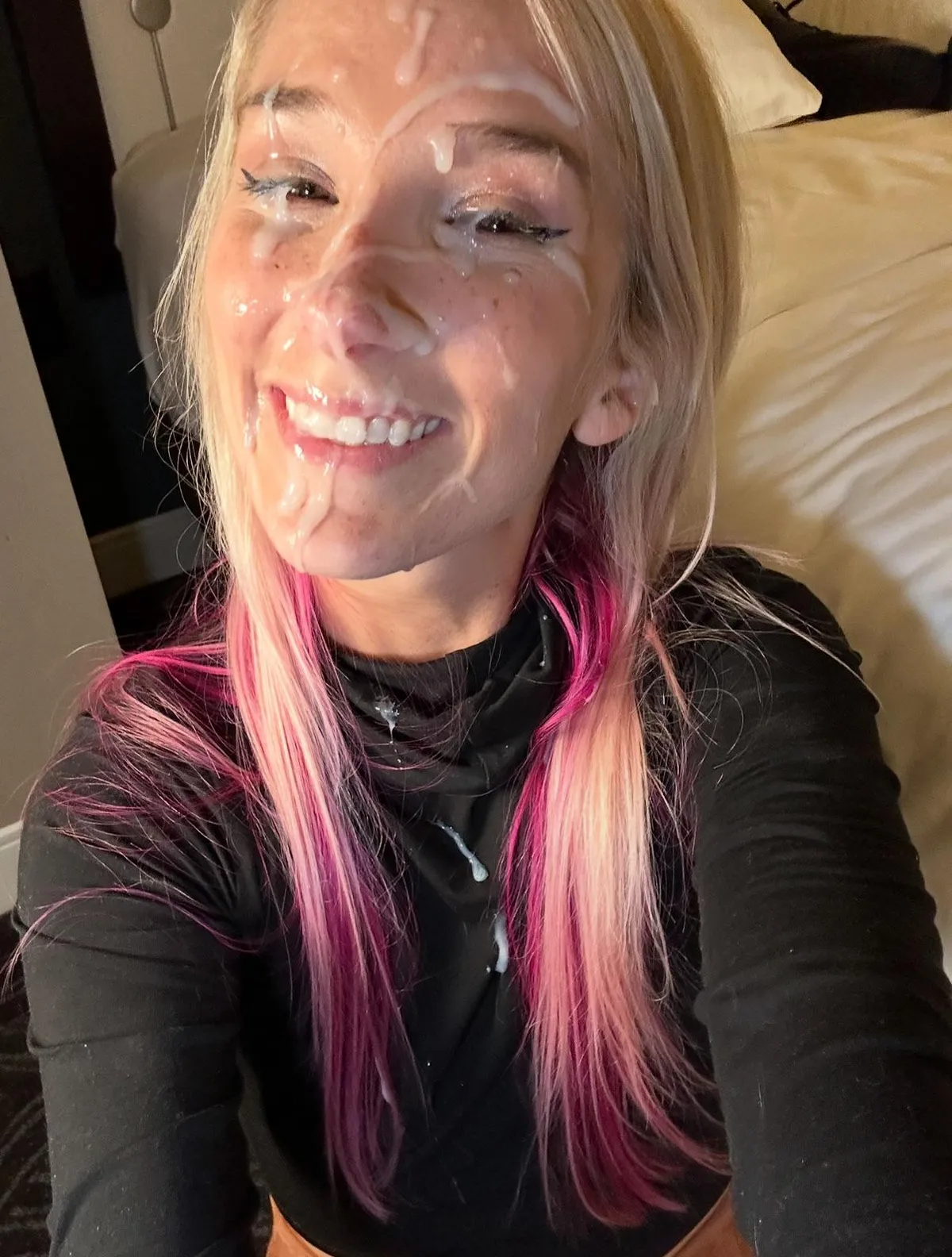 Date night ended messier than usual 💕