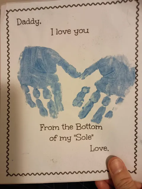 My son's daycare did not understand the assignment.