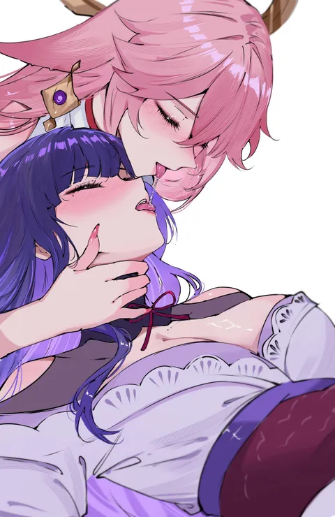 Yae Miko &amp; Raiden Shogun [Genshin Impact]