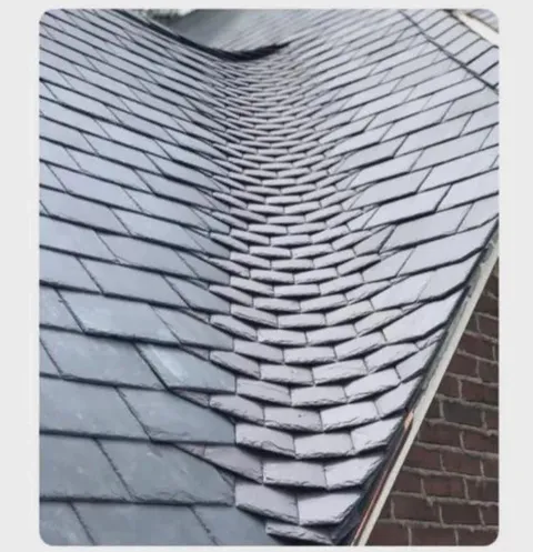 Neat roof tiling.