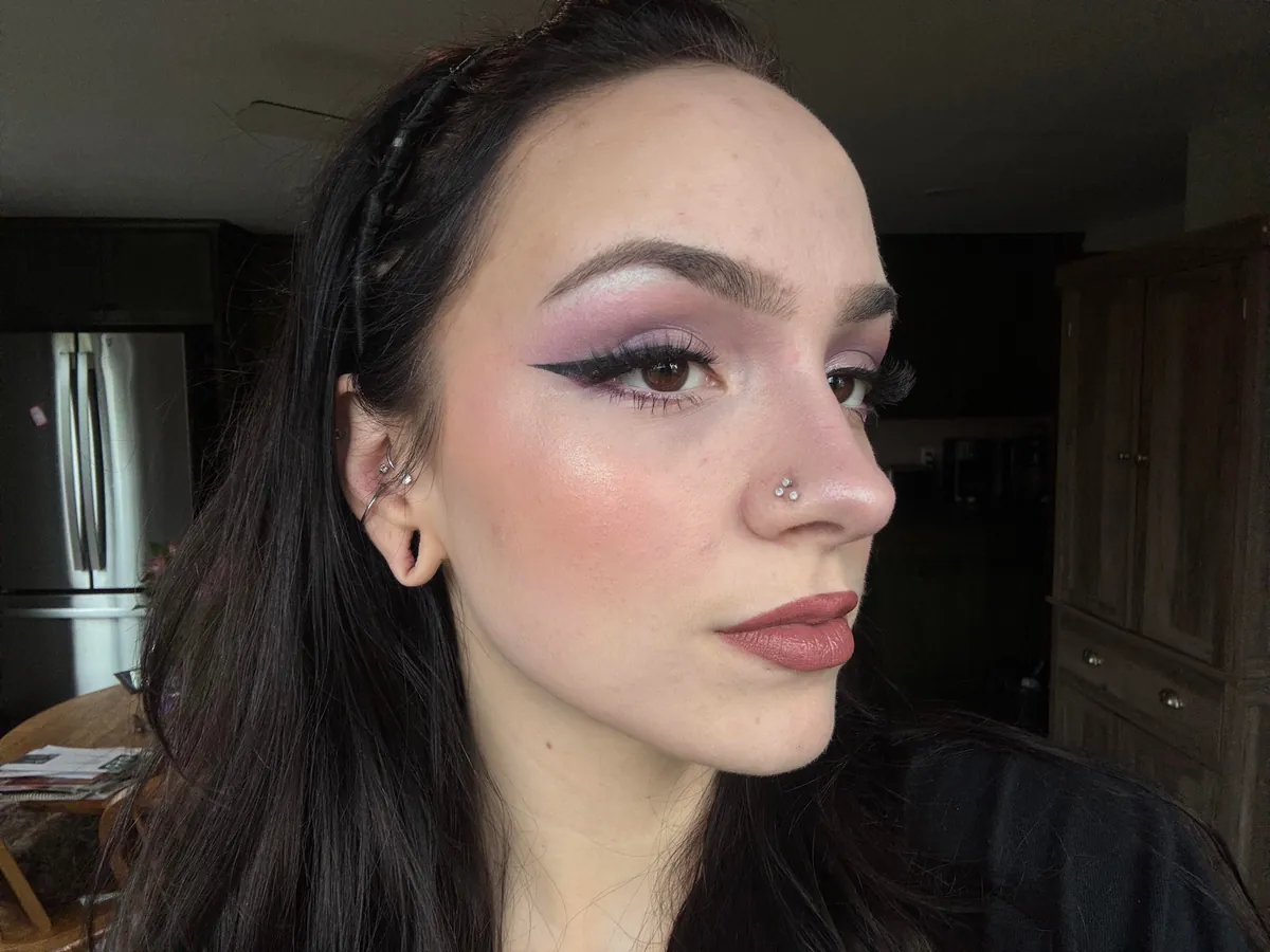 purple eyeshadow for today!!!