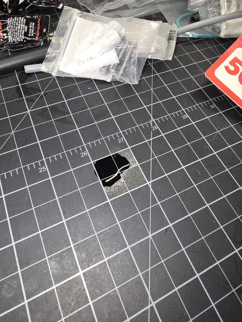 My Cutting Mat Produces Oil from These Four Squares