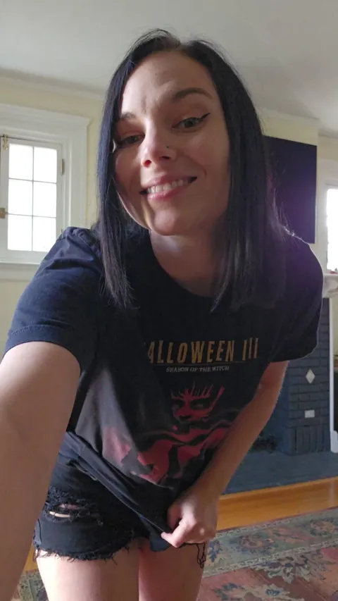 T-shirt and Booty Shorts