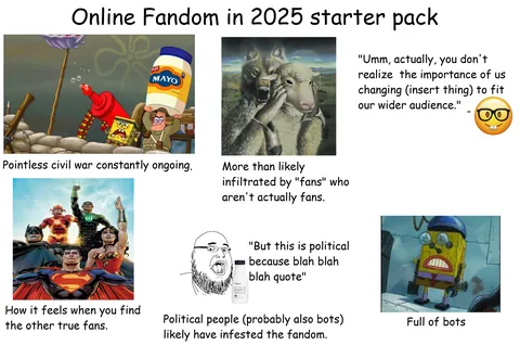 Online Fandoms in 2025 Starter Pack