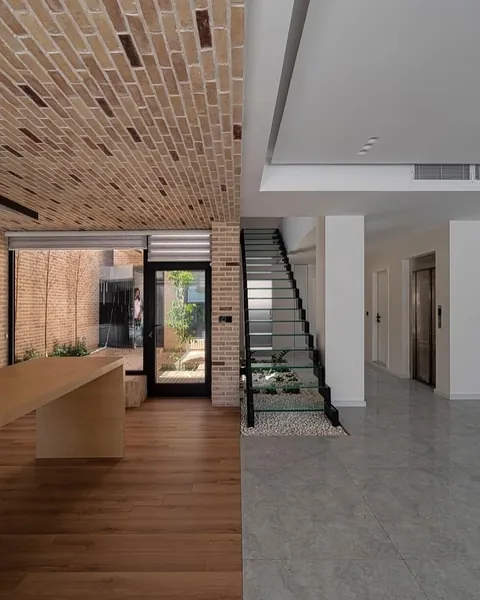 Brick - some contemporary residential buildings, iran. 