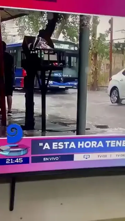 Intense rainy days in Mendoza, Argentina