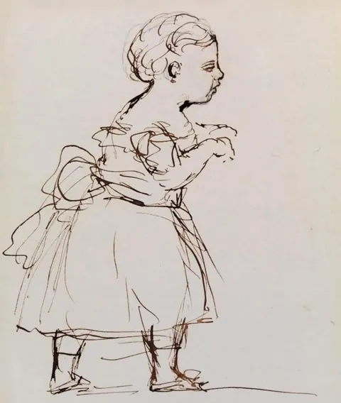 Queen Victoria described her 8th child Prince Leopold, as "the ugliest and least pleasing of the whole family". She frequently depicted him as grotesque in drawings and criticized his appearance. Out of all of her children, he arguably looked the most like her.