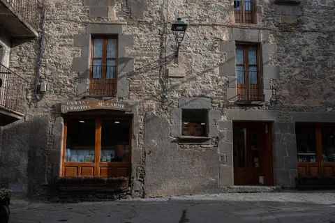 Rupit, a small medieval town in the mountains in Catalunya