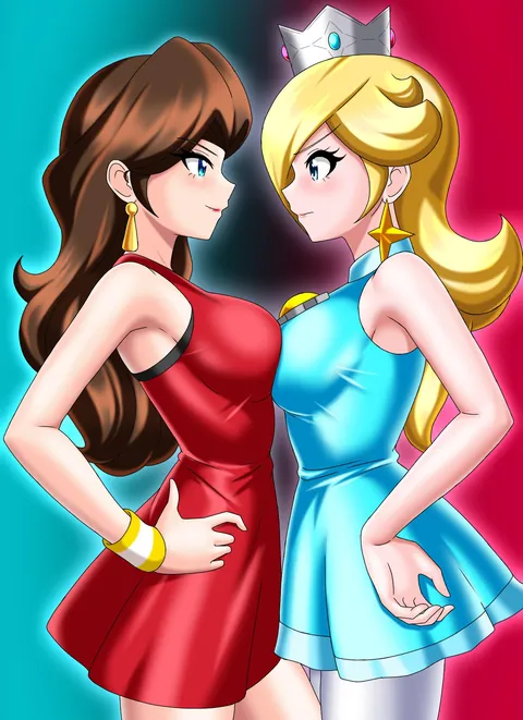 Pauline x Rosalina [Mario Tennis]