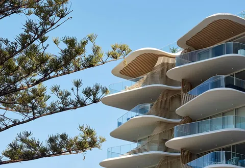 Norfolk Residential Building by Koichi Takada Architects in Burleigh Heads, Australia