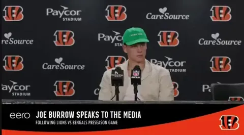 [Highlight] Bengals QB Joe Burrow says he doesn’t know enough about the Jayden Daniels situation with LSU, but says he has been told the school wouldn’t use his No. 9 again.
