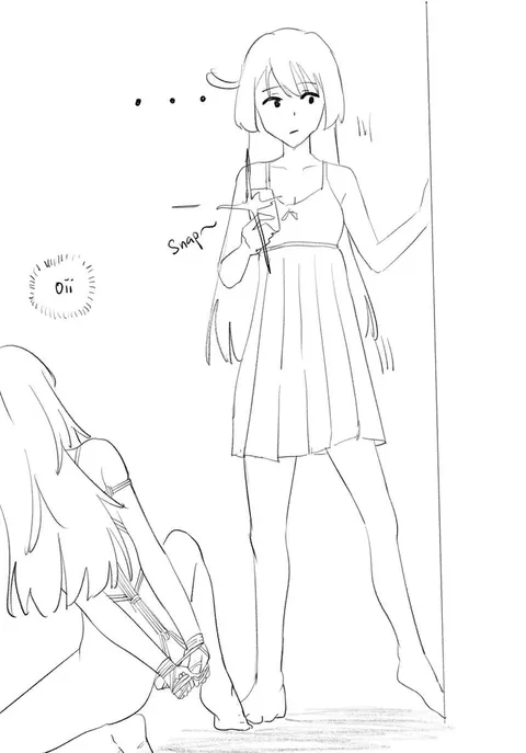 Yuki selfbondage gone wrong