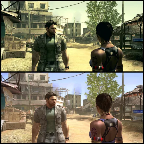 Resident Evil 5 without the piss filter that plagued almost every last gen game.