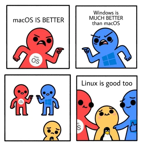 Hating a OS is not a personality.