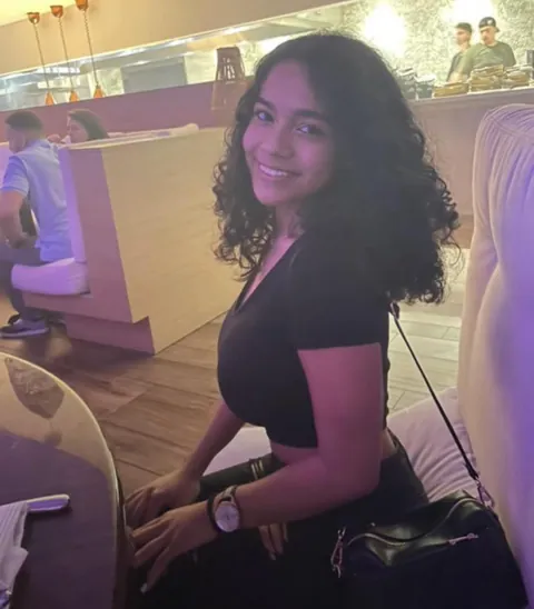 Busty from the side