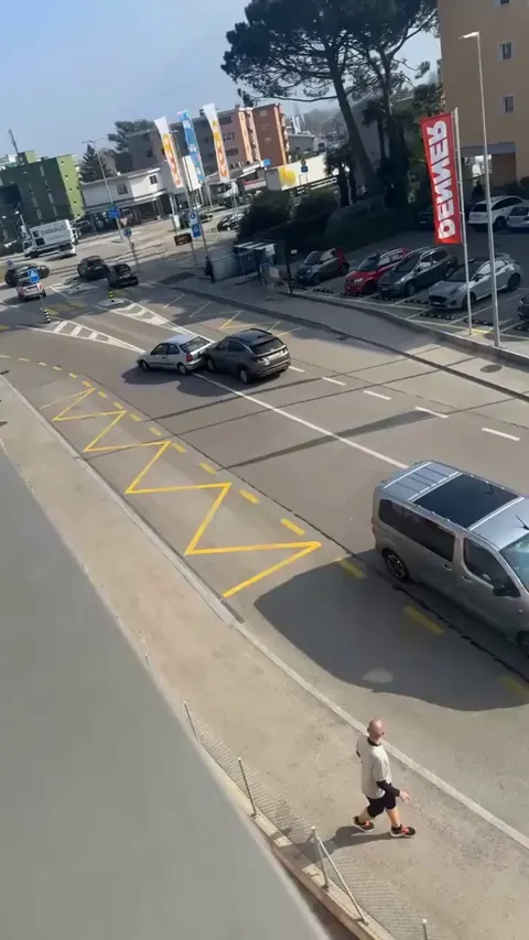 Hit and run straight into the ditch