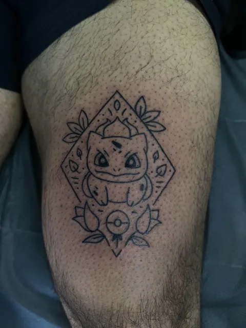 My first tattoo, by Tiana at 1upink in Dallas, TX