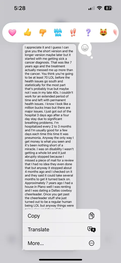 A homeless man in my area feeds over 20 stray cats every night