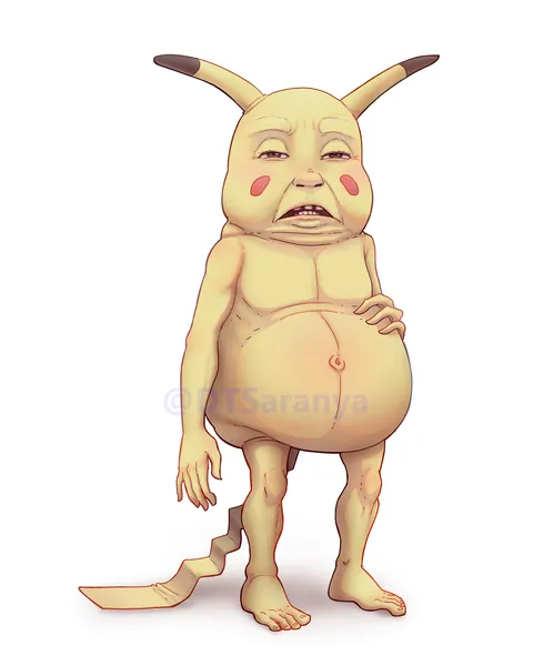 Hi everyone. I drew you a Pikachu.