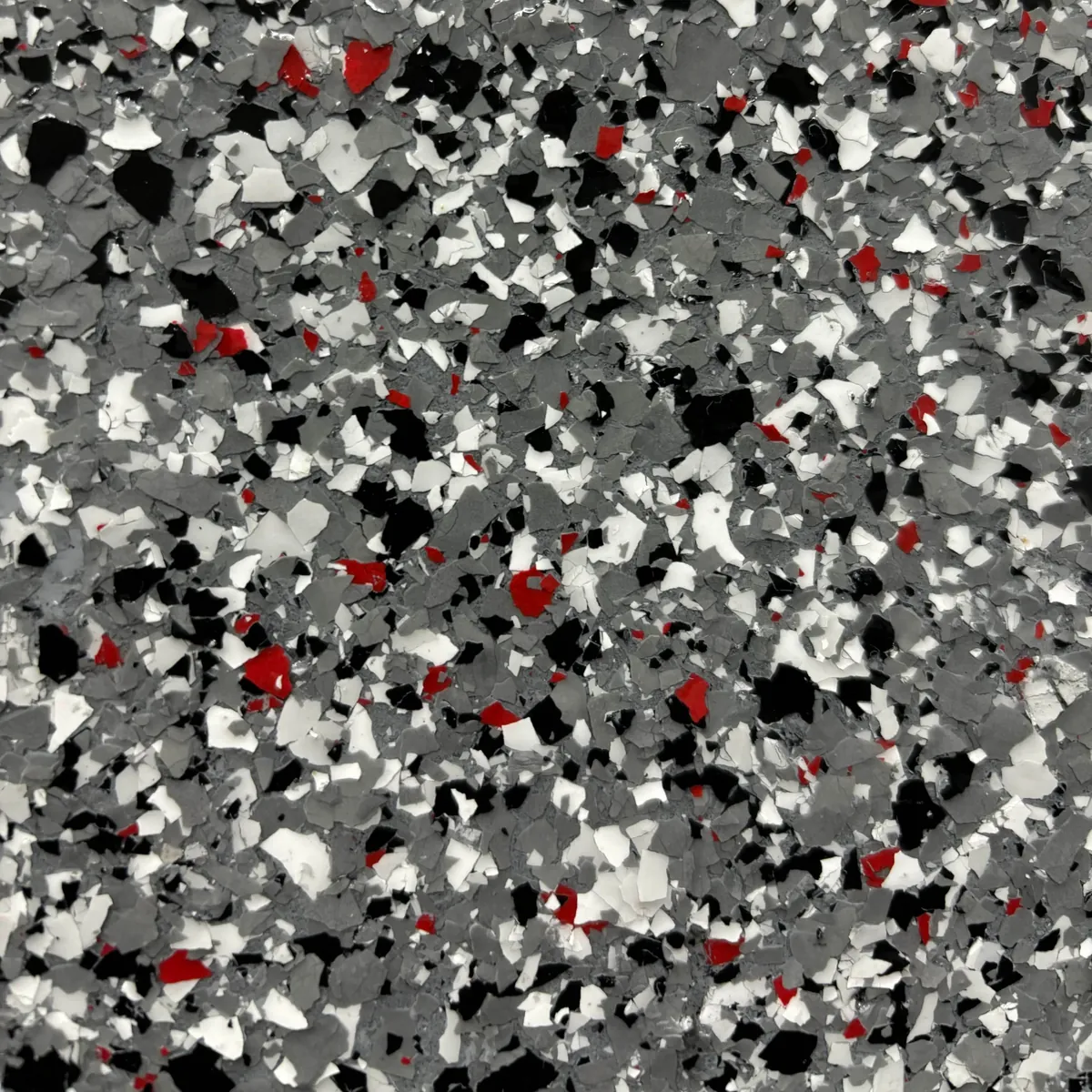 Garage Renovation White Gray Red Stripe