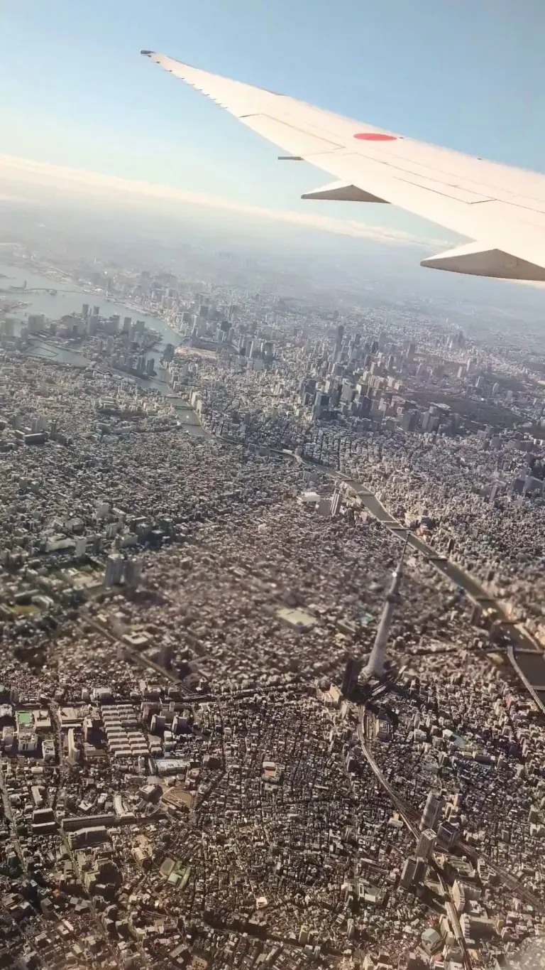 My view yesterday when i flew out of Tokyo