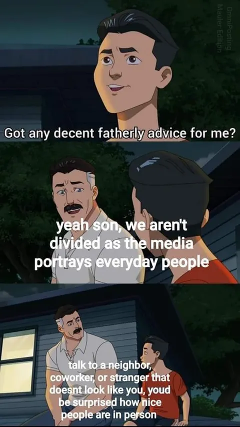 remember the people around you.